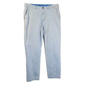 LL Bean Khaki Pants Men's‎ Classic Fit Stretch Straight Leg 36" x 32" Preppy